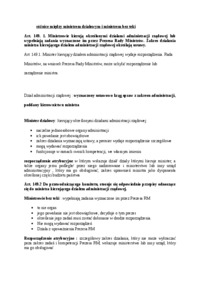 Minister  działowy i minister  bez teki