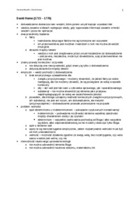 David Hume - omówienie