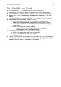 Filon z Aleksandrii - omówienie