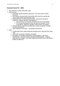 Immanuel Kant - omówienie