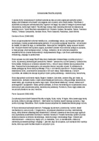 Renesansowa filozofia przyrody - omówienie