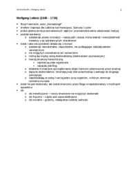 Wolfgang Leibniz w historii filozofii