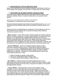 Koncepcje genezy państwa - wykład