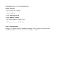 Planowanie jako funkcja zarządzania - Realizacja działań