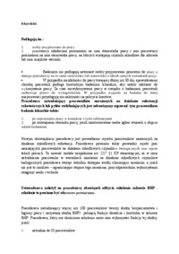 Obowiązek zapewnienia właściwych warunków pracy