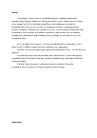Analiza strategiczna przedsiebiorstwa - komputery - wartość sprzedanych wyrobów