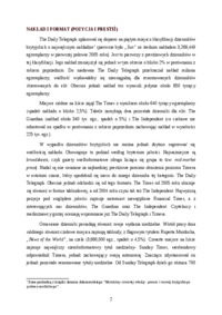 Dzienniki brytyjskie - podział