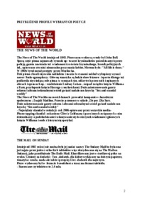 Prasa niedzielna w Wielkiej Brytanii - Systemy medialne