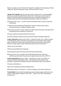  Przemiany Uni Europejskiej od momentu jej powołania do wejścia w życie Traktatu Lizbońskiego