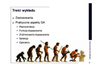 Algorytmy ewolucyjne -aspekty praktyczne