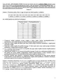 Metody aktuarialne-tematy zaliczeniowe