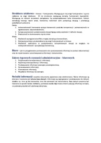 Organizacja pracy biurowej - pojęcia podstawowe