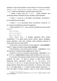 Symbolika i podstawowe schematy rachunku kwantyfikatorów