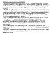 Gonady jako narządy dokrewne