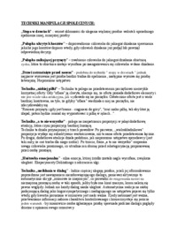 Techniki manipulacji społecznej