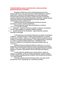 Jednostka budżetowa - pojęcie, charakterystyka