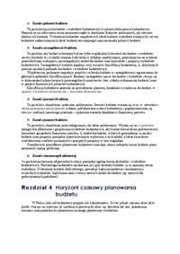 Pojęcie budżetu - wykład