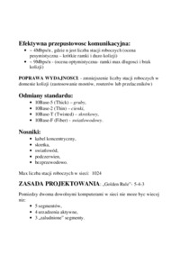 Lokalne sieci komputerowe - ethernet