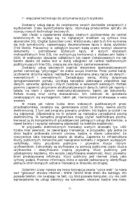 Rozwój sieci teleinformatycznych