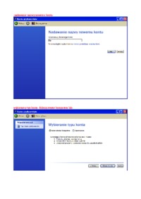 TWORZENIE KONT W XP