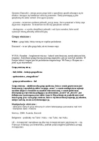 Naród i procesy narodotwórcze - Ojczyzna