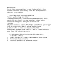 Płeć, małżeństwo rodzina