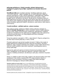 Struktura i stratyfikacja społeczna