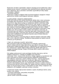 Pytania na zaliczenie - Pedagogika naturalistyczna