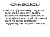 Normy i wartości w społeczenstwie
