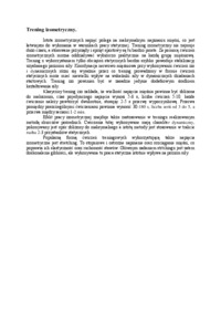 Trening izometryczny - wykład