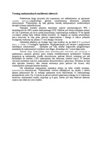 Trening maksymalnych możliwości siłowych