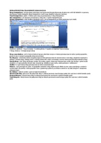 Infrastruktura transportu drogowego - Droga transportowa