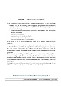 Analiza ekonomiczna - branża edukacyjna - Pieniądz