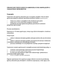 Uproszczone tryby egzekucji