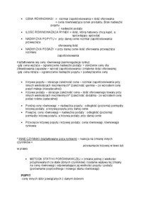 Popyt, podaż, rynek