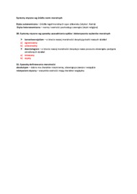 Systemy etyczne wg. źródła norm moralnych