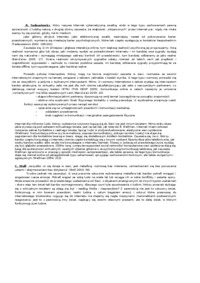 Społeczności wirtualne - realne kontakty w wirtualnym świecie