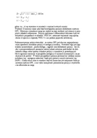 Wnioski z eksploatacji systemu GPS