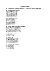 Matematyka, egzamin - zadania