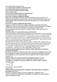 Elektrotechnika - pytania na zaliczenie