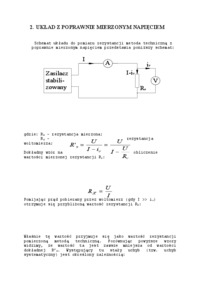 Pomiar rezystancji metodą techniczną