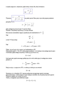 Drgania elektromagnetyczne.Obwód szeregowy RLC