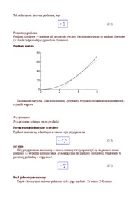 Fizyka - Ruch jednowymiarowy