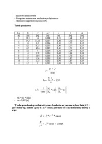 Wyznaczanie natężenia źródła światła 