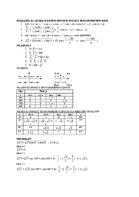 Liczby ukrojone i zespolone