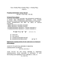 Matematyka - Rachunek prawdopodobieństwa - Iloczyn zdarzeń