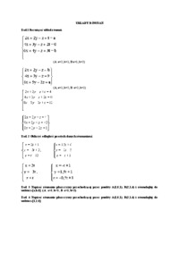 Matematyka - układy równań
