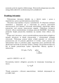 Urządzenia nawigacyjne - echosonda