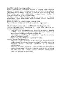 Konflikt - pojęcie, typy, dynamika