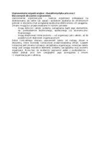Usprawnienia organizacyjne - charakterystyka